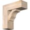 Ekena Millwork Balboa Block Smooth Bracket w/ Offset Brace, Douglas Fir, 7 1/2"W x 20"D x 20"H BKT0806X20X20BOA05SDF - alternate 1